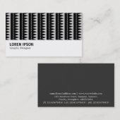 Hi-Phi - 0414 - Aztec Style Pattern - Gray Visitenkarte (Vorne/Hinten)