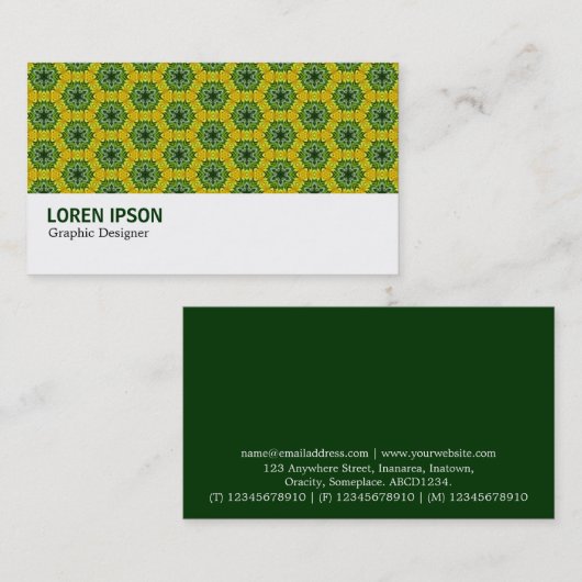 Hi-Phi - 042 - Geometrisch Visitenkarte (Vorne/Hinten)