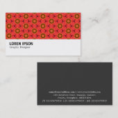 Hi-Phi - 043 - Geometrische Blume Visitenkarte (Vorne/Hinten)