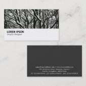 Hi-Phi - 053 - Zweige im Schnee Visitenkarte (Vorne/Hinten)