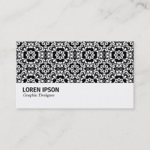 Hi-Phi - 060 - Damask B&W Visitenkarte