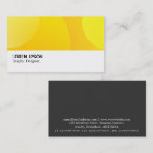 Hi-Phi - 068 - Gelbe Blasen Visitenkarte (Vorne/Hinten)