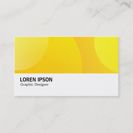 Hi-Phi - 068 - Gelbe Blasen Visitenkarte (Vorderseite)