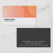 Hi-Phi - 069 - Orange Bubbles Visitenkarte (Vorne/Hinten)