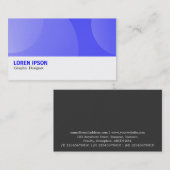 Hi-Phi - 070 - Blaue Blasen Visitenkarte (Vorne/Hinten)