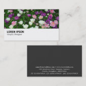 Hi-Phi - 086 - farbenfrohe Tulips Visitenkarte (Vorne/Hinten)
