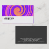 Hi-Phi - Abstrakter Swirl 250816 - 01c Visitenkarte (Vorne/Hinten)