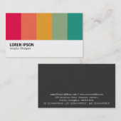 Hi-Phi Colorbars 02 Visitenkarte (Vorne/Hinten)