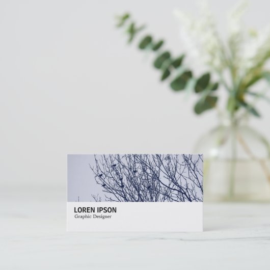 Hi-Phi - Starlings in einem Baum Visitenkarte (Stehend Vorderseite)