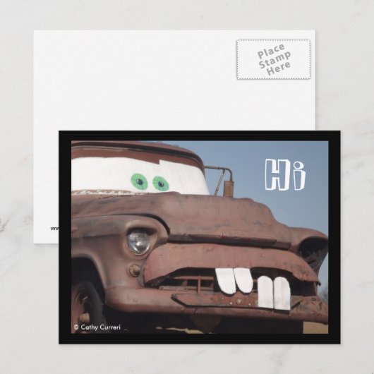 Hi Postcard Postkarte (Vorne/Hinten)