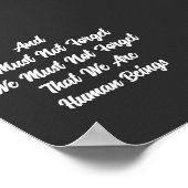 Hi Ren Human Beings Poster (Ecke)