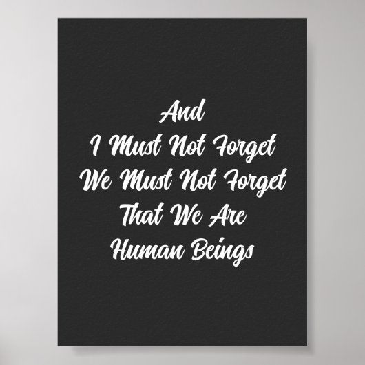 Hi Ren Human Beings Poster (Vorne)