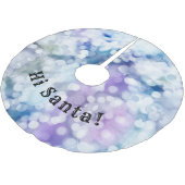 Hi Santa - Weihnachtsbaumrock Polyester Weihnachtsbaumdecke (Schrägansicht)