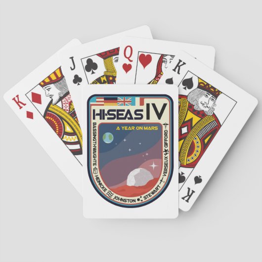 HI-SEAS IV Spielkarten (Rückseite)