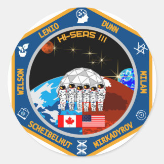 HI-SEAS Mission III Gear Runder Aufkleber
