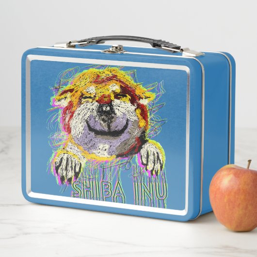 "HI" SHIBA INU METALL BROTDOSE (Beispiel)