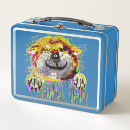 "HI" SHIBA INU METALL BROTDOSE