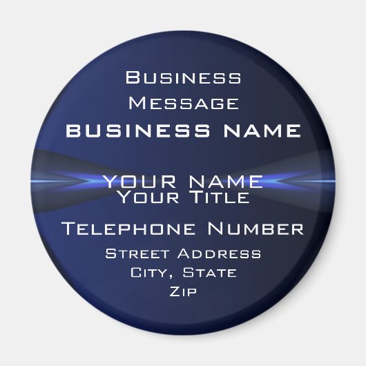 Hi Tec Futuristic Business Magnete Magnet (Vorne)