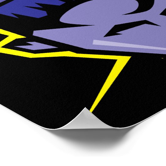 Hi-Tech Brain Poster (Ecke)