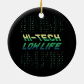 Hi-Tech-Datenbank für binäre Coding-Engineers mit Keramik Ornament (Hinten)