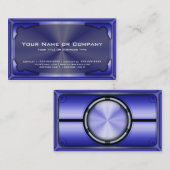 Hi Tech Imitats Metallic Card Version 1 mit Foto Visitenkarte (Vorne/Hinten)