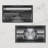 Hi Tech Imitats Metallic Card Version 2 mit Foto Visitenkarte (Vorne/Hinten)