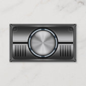 Hi Tech Imitats Metallic Card Version 2 mit Foto Visitenkarte (Rückseite)