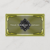 Hi Tech Imitats Metallic Card Version 3 mit Logo Visitenkarte (Rückseite)