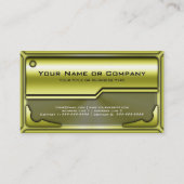 Hi Tech Imitats Metallic Card Version 3 mit Logo Visitenkarte (Vorderseite)