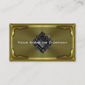 Hi Tech Imitats Metallic Card Version 3 mit Logo Visitenkarte (Rückseite)