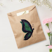 Hi-Tech Schmetterlingflügel in blau, grün geometri Geschenktütchen (Versiegelt)