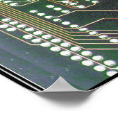 Hi-Tech-Typ Poster (Ecke)