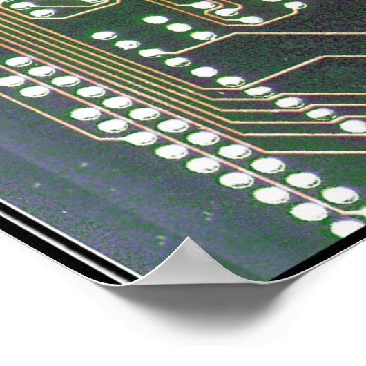 Hi-Tech-Typ Poster (Ecke)