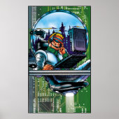 Hi-Tech-Typ Poster (Vorne)