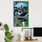 Hi-Tech-Typ Poster (Heimbüro)