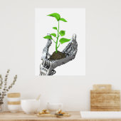 Hi-Tech und Ökologie Poster (Küche)