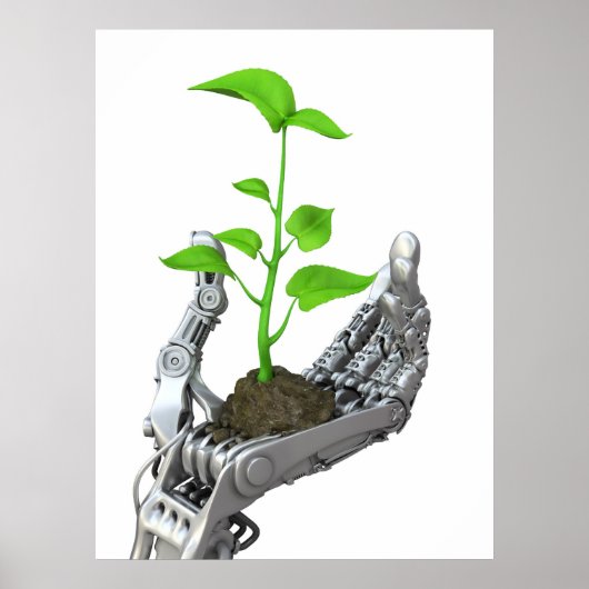 Hi-Tech und Ökologie Poster (Vorne)