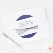 Hi-Tech-Unternehmen::: Adressbezeichnungen Runder Aufkleber (Umschlag)