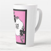 Hi There! – Bright Floral Hello Card Milchtasse (Rechte Ecke)