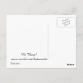 Hi There Doggy Postcard Postkarte (Rückseite)