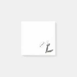 Hi there Praying Mantis Post-it Klebezettel