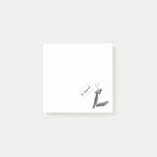 Hi there Praying Mantis Post-it Klebezettel