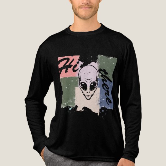 “Hi there”  Tri-Blend Shirt (Vorderseite)