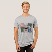  “Hi there” Tri-Blend Shirt (Vorderseite voll)