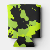 Hi-Visibility Neon Green Dosenkühler (Rückseite)