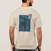 Hi-Viz-Fisch mit Fliege & Frazzled Man T-Shirt (Rückseite)