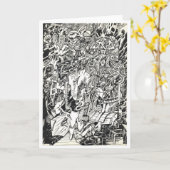 "Hi!", von Brian Benson Card Karte (Gelbe Blume)