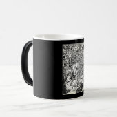 "Hi!" von Brian Benson Morphing Tasse (Vorderseite Links)