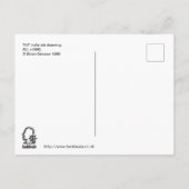 "Hi!" von Brian Benson Postcard Postkarte (Rückseite)