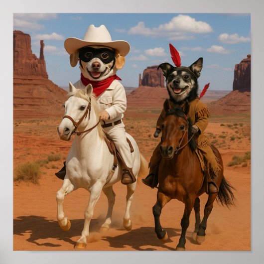 "Hi-Yo, Silver, Away!" Poster (Vorne)